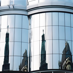 Verre r&eacute;fl&eacute;chissant &agrave; rev&ecirc;tement doux